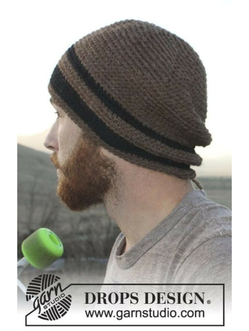 Men's Beanie Alpaca Hat Handmade Wool Cap Crochet Slouch Hiking Skiing Gray - Picture 7 of 12